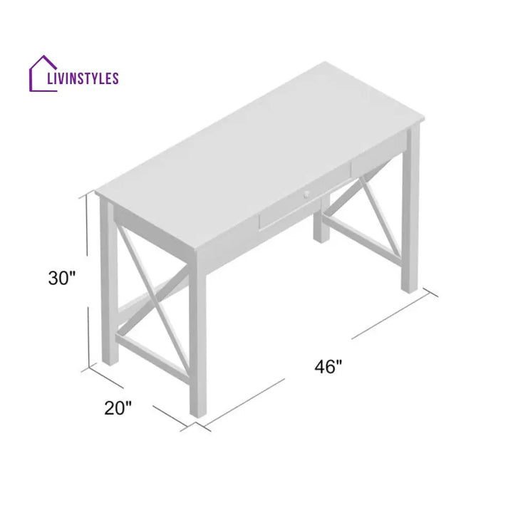 Svetlana Solid Sheesham Wood Study Table for Students