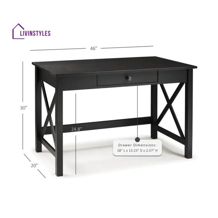 Svetlana Solid Sheesham Wood Study Table for Students