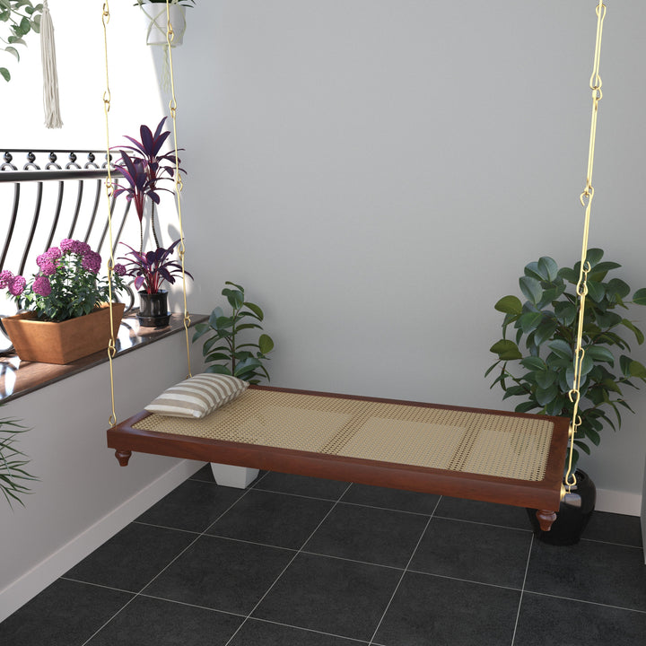 Keya Elegant Indoor Jhula Swing for Balcony Spaces