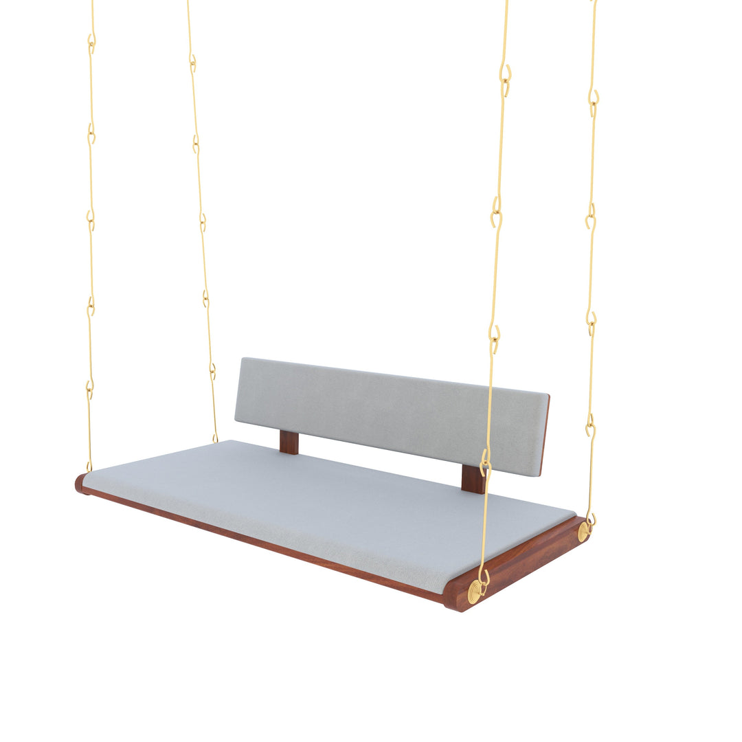 Disha Modern Minimalist Indoor Swing with Cushioned Seating