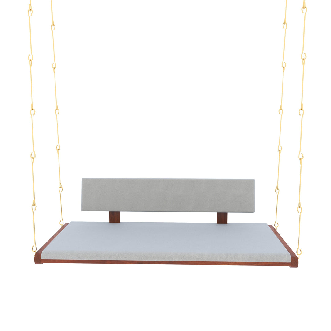 Disha Modern Minimalist Indoor Swing with Cushioned Seating