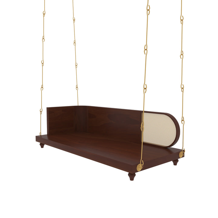Kavya Elegant Wooden Indoor Swing with Minimalist Design – Perfect for Modern Homes