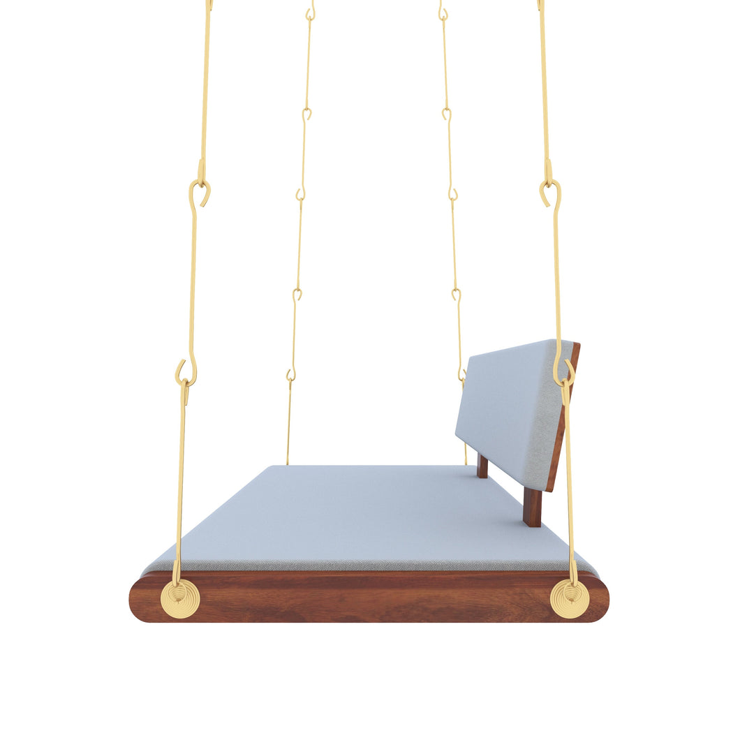 Disha Modern Minimalist Indoor Swing with Cushioned Seating