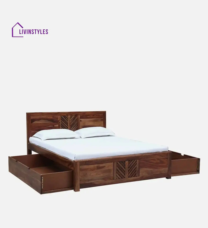 Elista Sheesham Wood Storage Beds With Drawer Bedroom Furniture Sets