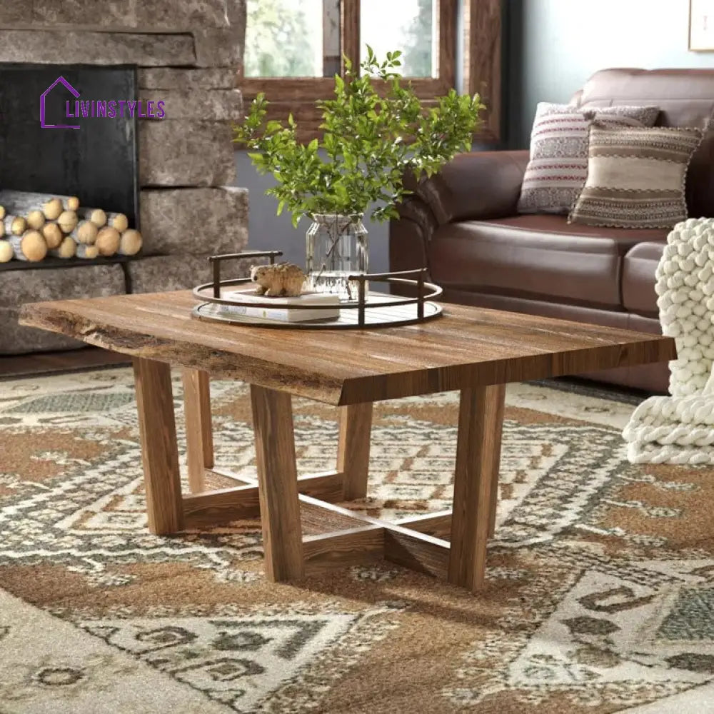 Swati Solid Wood Coffee Table for Living Room