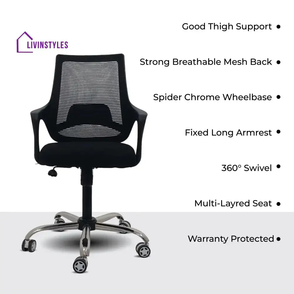 Swift Mid Back Mesh Office Chair