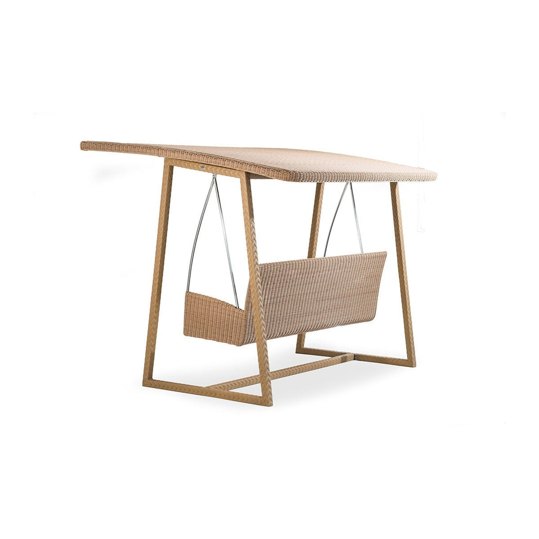 Jazz Three Seater Hanging Swing With Stand For Balcony , Garden Swing (Tan)