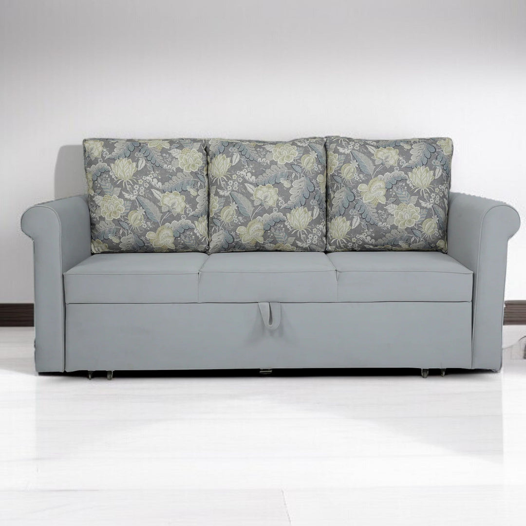 Symphony Sofa Cum Bed in Ash Grey Colour
