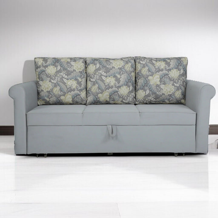Symphony Sofa Cum Bed in Ash Grey Colour
