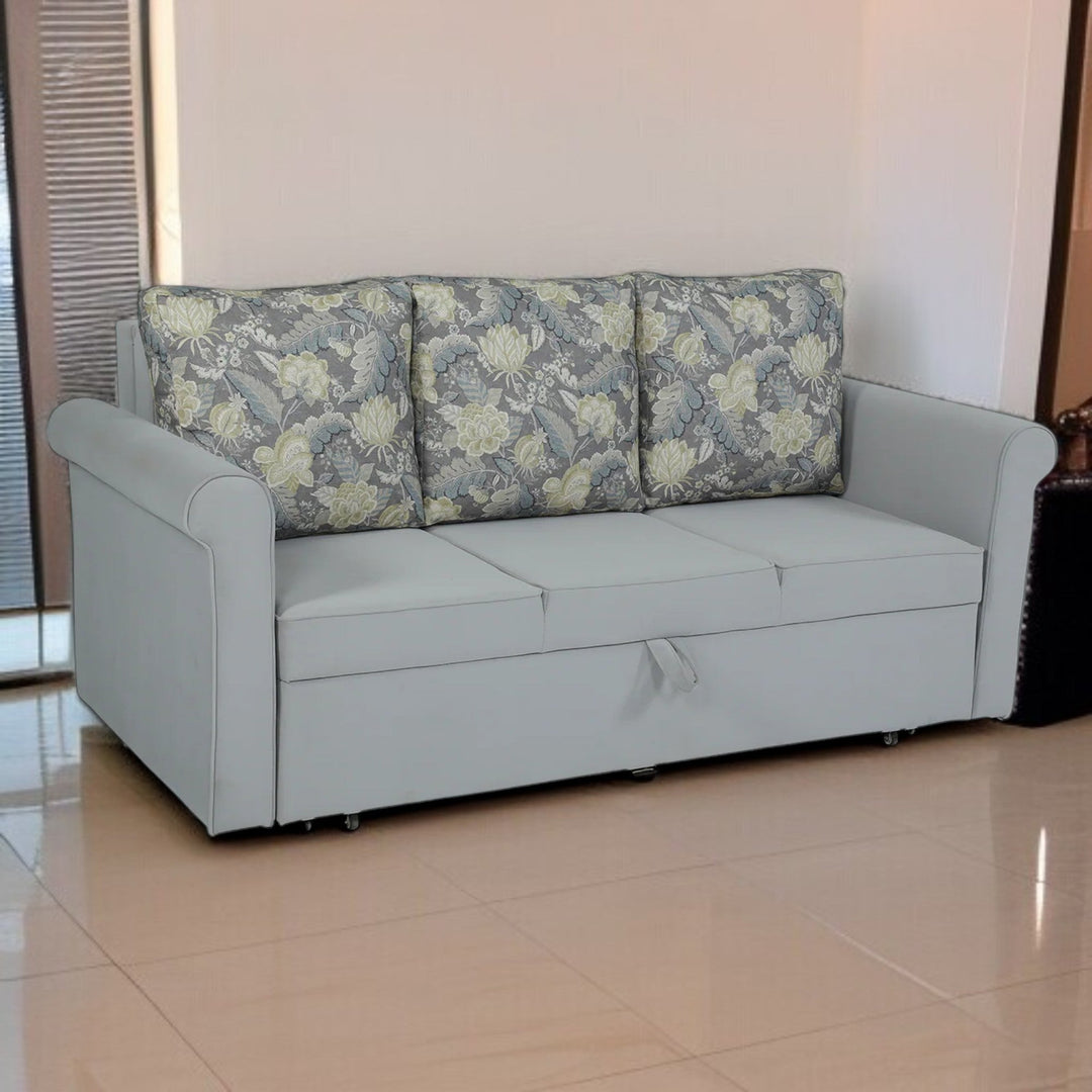 Symphony Sofa Cum Bed in Ash Grey Colour