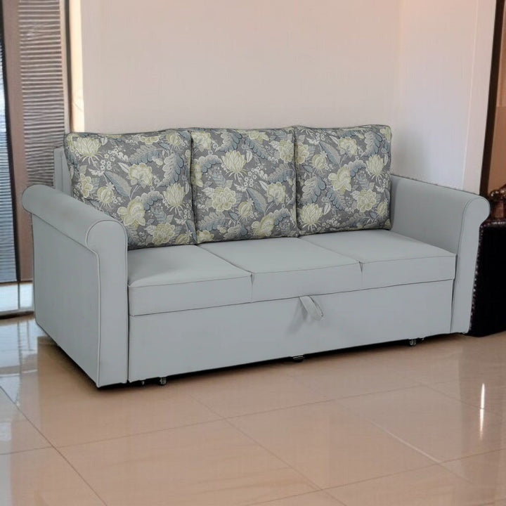 Symphony Sofa Cum Bed in Ash Grey Colour