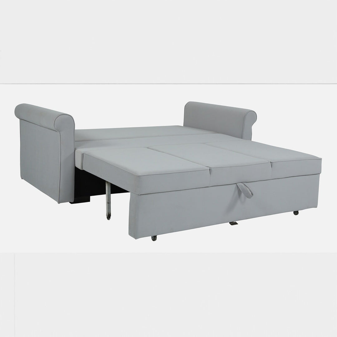 Symphony Sofa Cum Bed in Ash Grey Colour