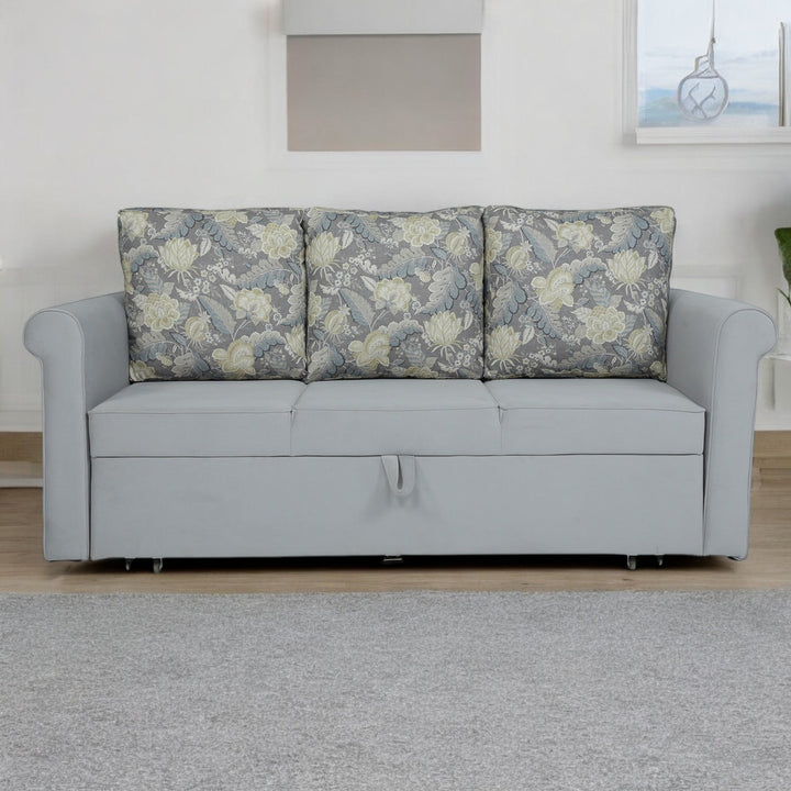 Symphony Sofa Cum Bed in Ash Grey Colour