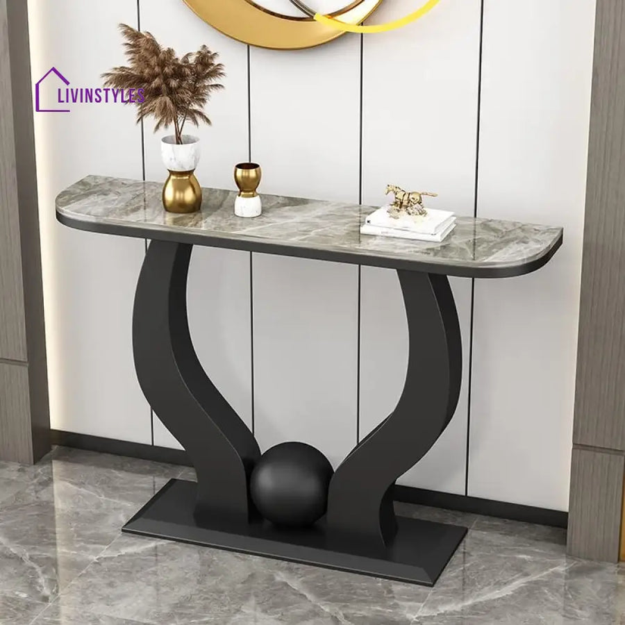 Taarush Stainless Steel Living Room Console Table
