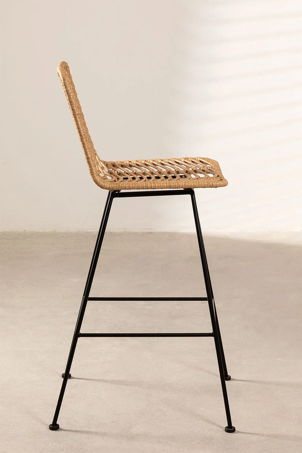 Noelia Outdoor Patio Bar Chair 1 Chair For Balcony (Honey)