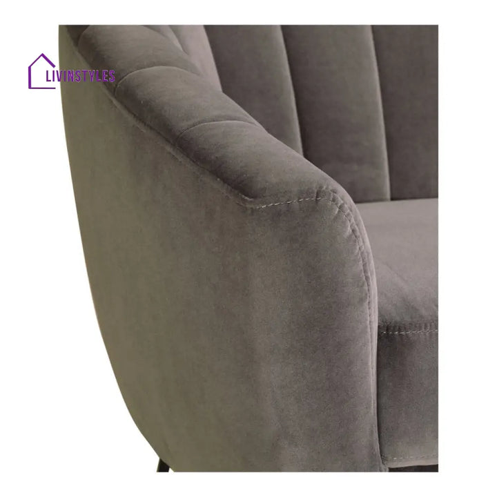 Taisha Metal and Fabric Chair | Living Room Chair | Lounge Chair