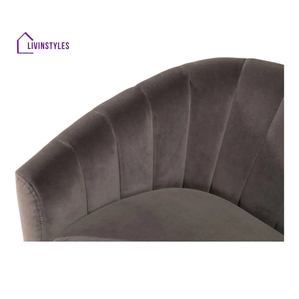Taisha Metal and Fabric Chair | Living Room Chair | Lounge Chair