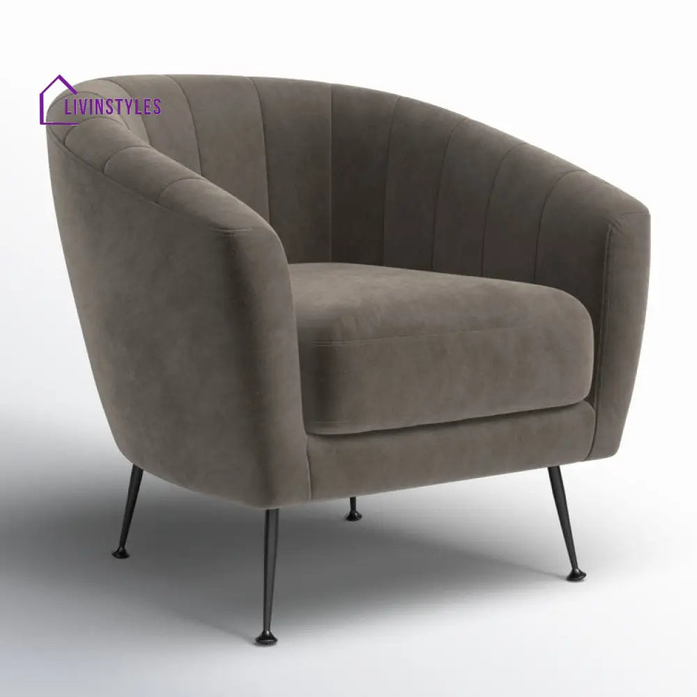 Taisha Metal and Fabric Chair | Living Room Chair | Lounge Chair