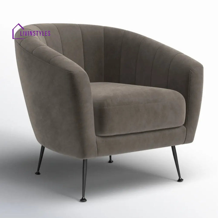 Taisha Metal and Fabric Chair | Living Room Chair | Lounge Chair