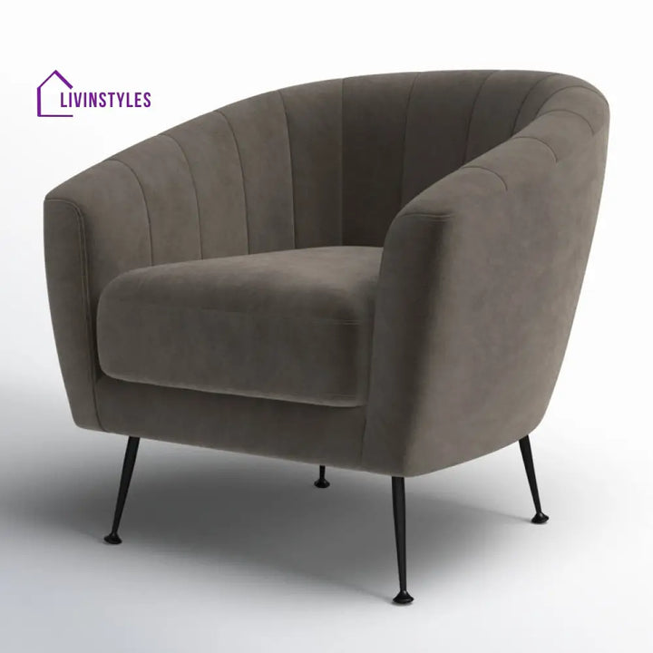 Taisha Metal and Fabric Chair | Living Room Chair | Lounge Chair