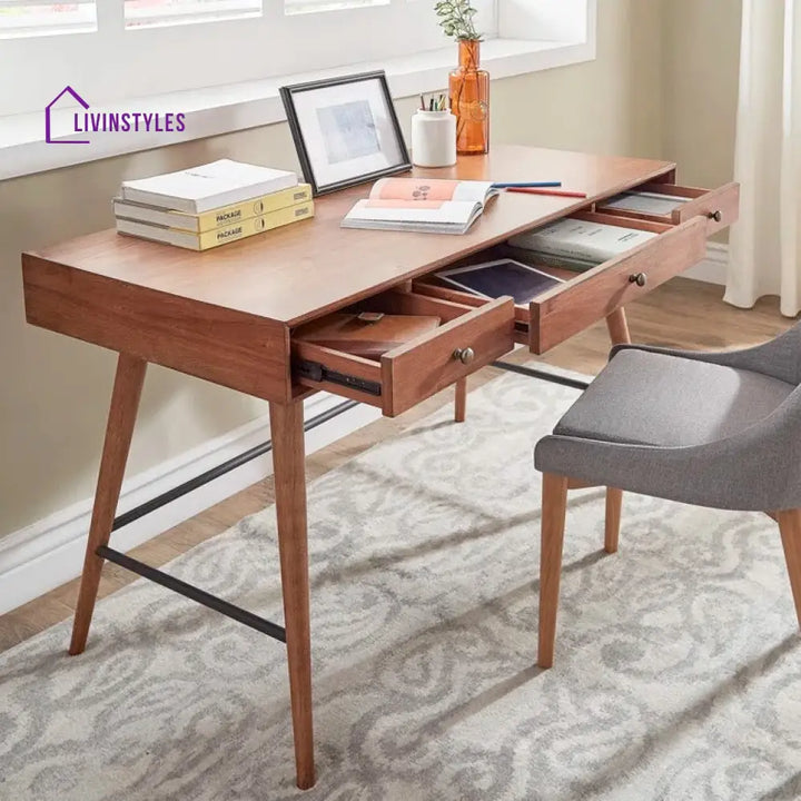 Taisiya Solid Sheesham Wood Study Table for Students