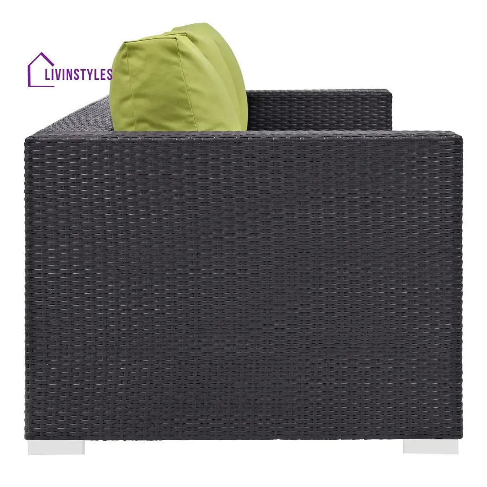 Tamara Outdoor All-Weather Wicker 3-Seater Sofa - Sofa Set
