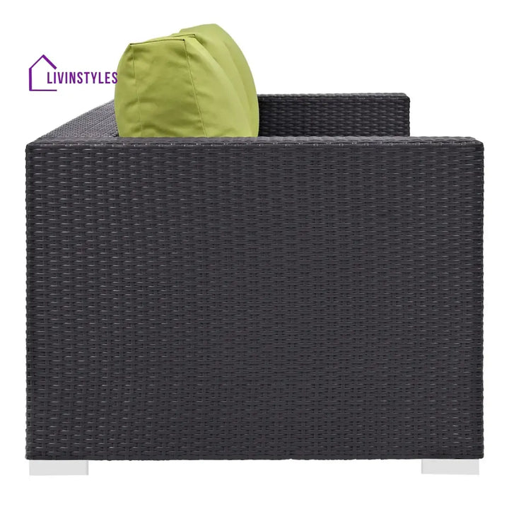 Tamara Outdoor All-Weather Wicker 3-Seater Sofa - Sofa Set