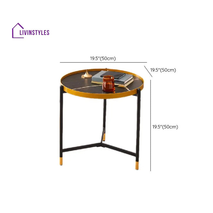Tanika Stainless Steel Frame Coffee Table for Living Room