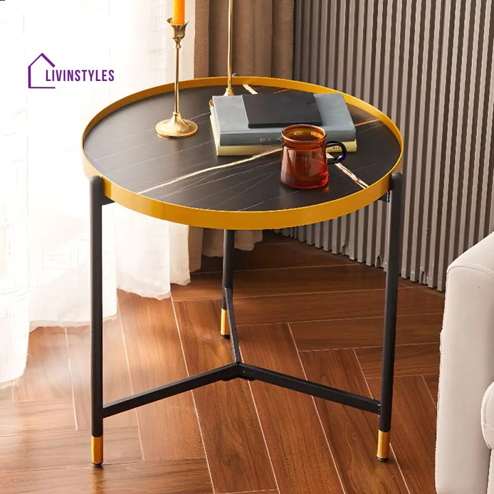 Tanika Stainless Steel Frame Coffee Table for Living Room