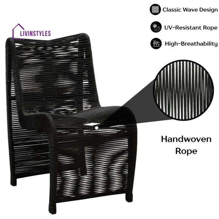 Tanishka 2-Piece Outdoor Rope Patio Chairs - Patio Chairs