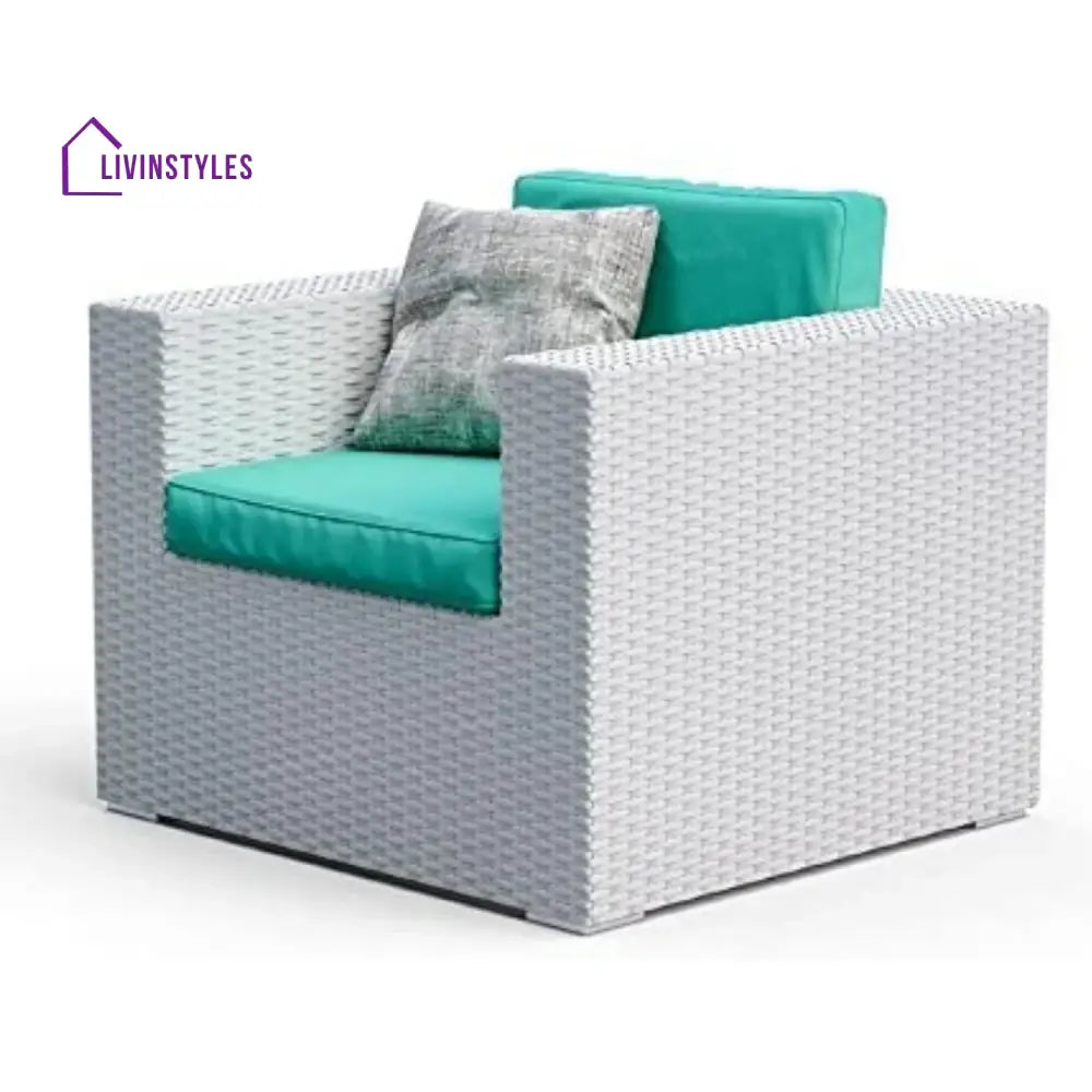 Tanvi 1-Piece Outdoor Wicker Single Seater Sofa - Sofa Set
