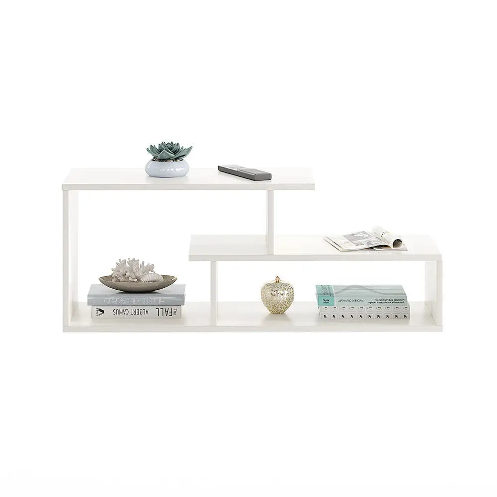 Tanvi Coffee Table with Storage – Stylish Centre Table for Living Room - White Coffee Table