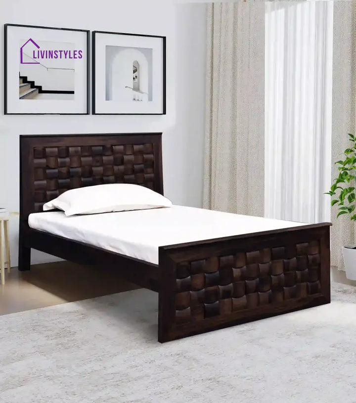 Niware Solid Wood Beds Walnut Bedroom Furniture Sets