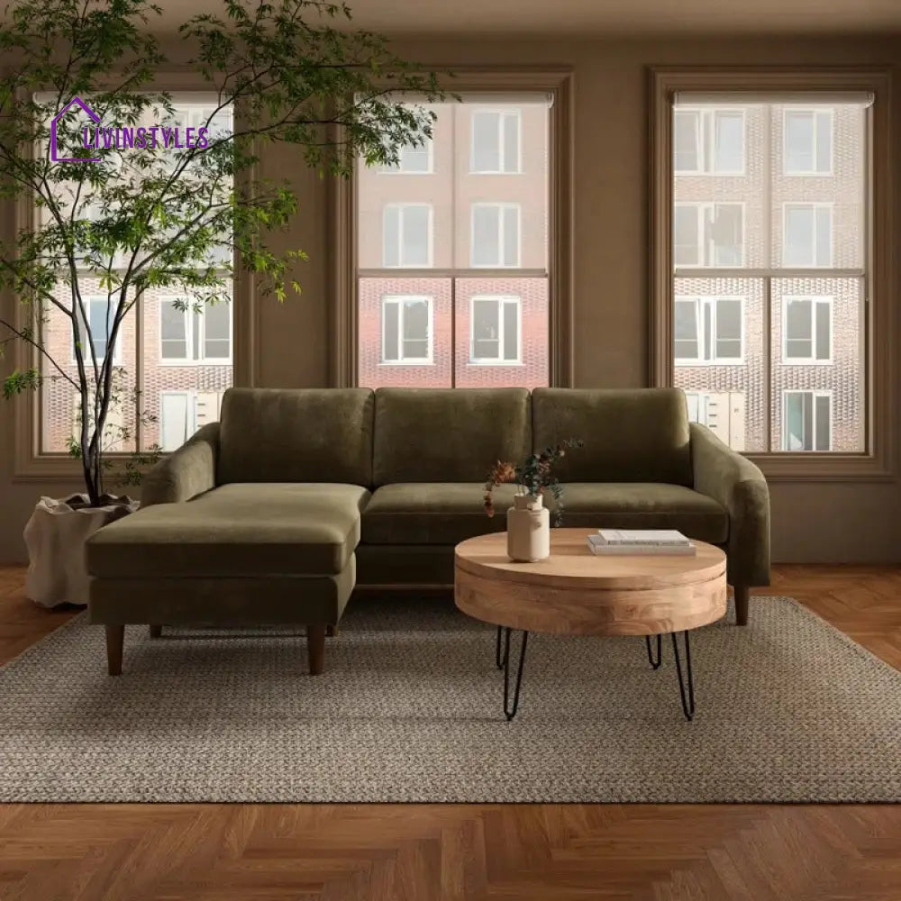 Tanvi Solid Wood and Metal Coffee Table for Living Room