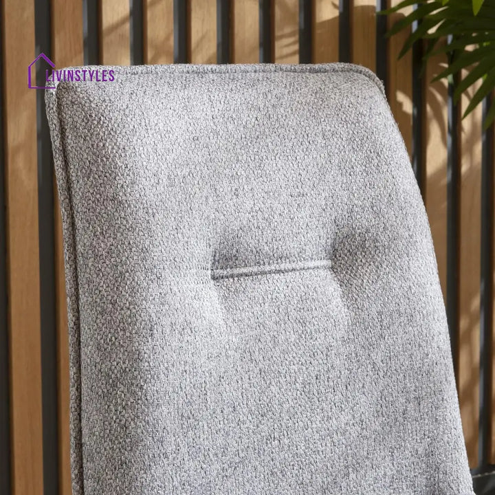 Tanya 4 Sally Modern Fabric Dining Chairs Grey