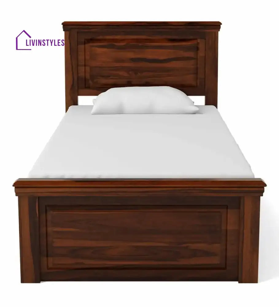 Kanishka Solid Wood Single Bed With Box Storage Bedroom Furniture Sets