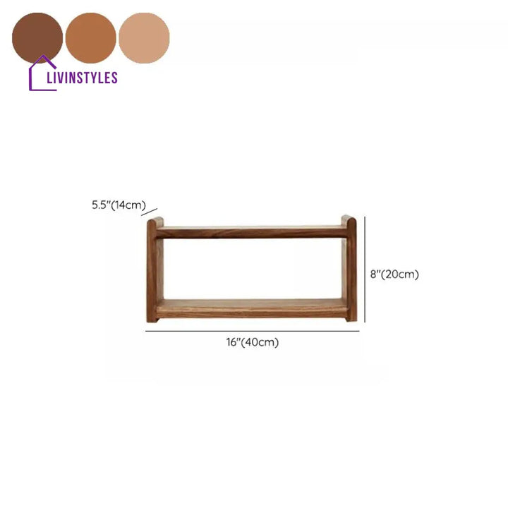 Taras Solid Wood Storage Shelves | Kitchen Shelves
