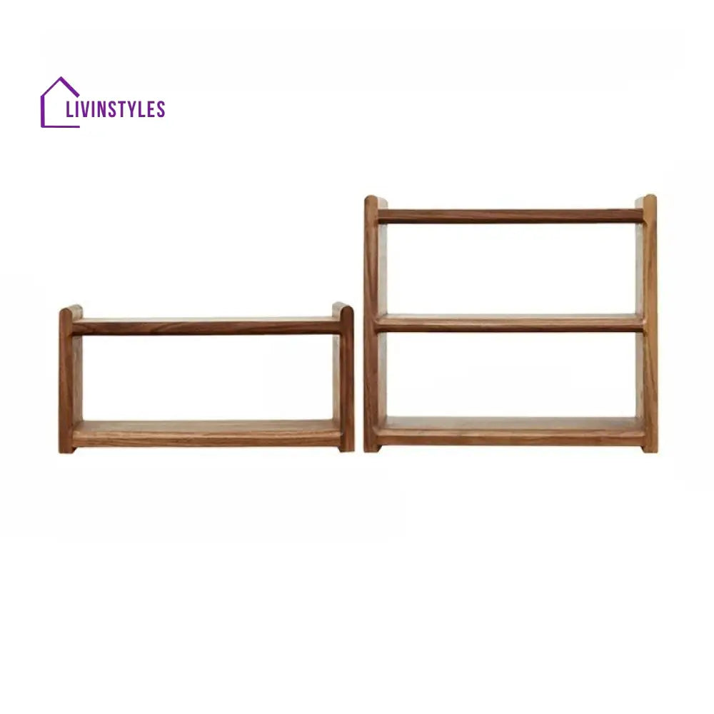 Taras Solid Wood Storage Shelves | Kitchen Shelves