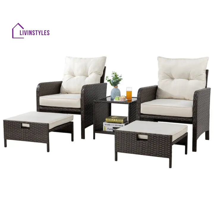 Tatafa 2 Seater Outdoor Set With Cushions
