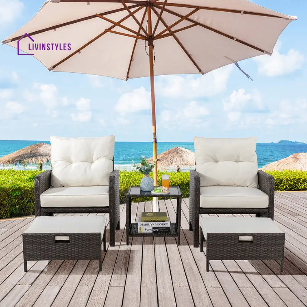 Tatafa 2 Seater Outdoor Set With Cushions
