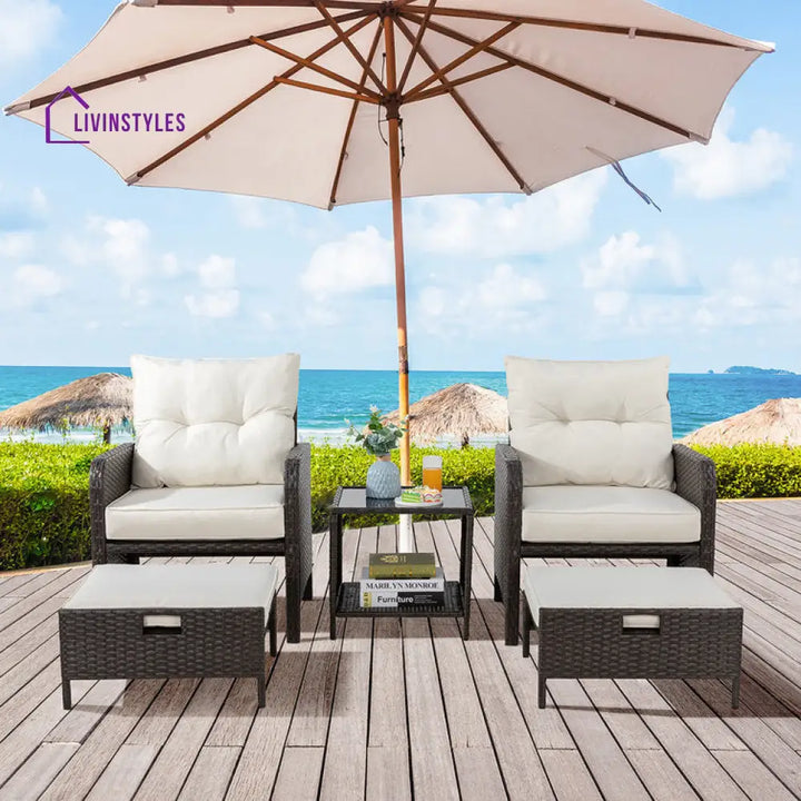 Tatafa 2 Seater Outdoor Set With Cushions