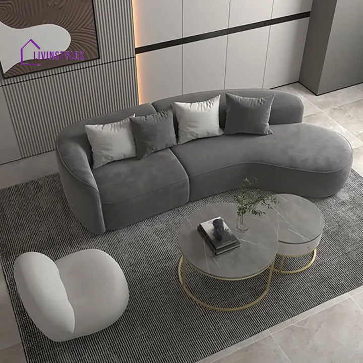 Tatiana 3 Seater Sofa in grey colour