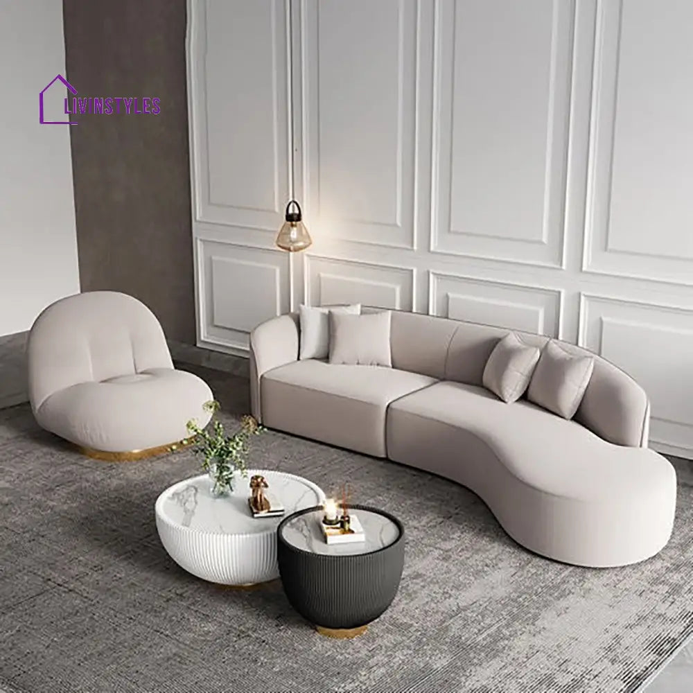 Tatiana 3 Seater Sofa in grey colour