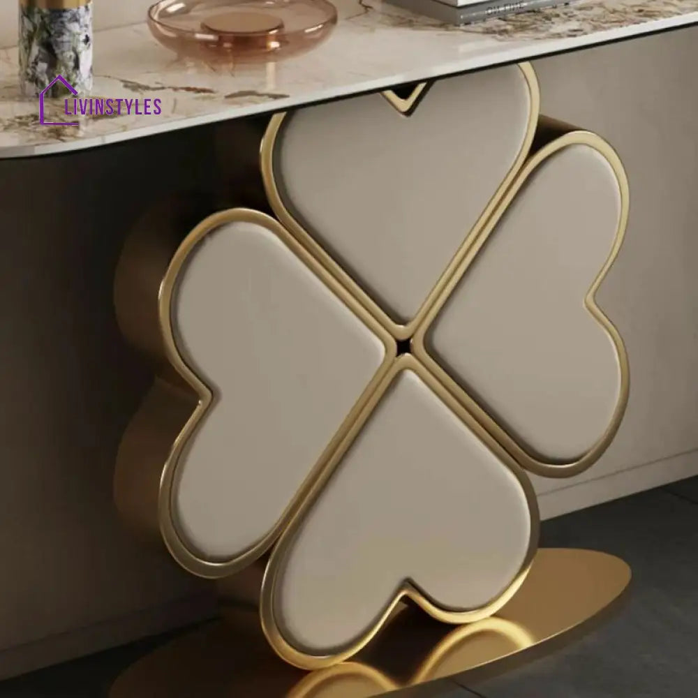 Tavish Stainless Steel Living Room Console Table