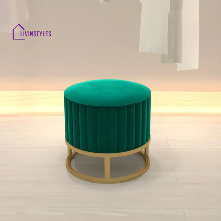 Tavisha Living Room Ottoman | Velvet Fabric
