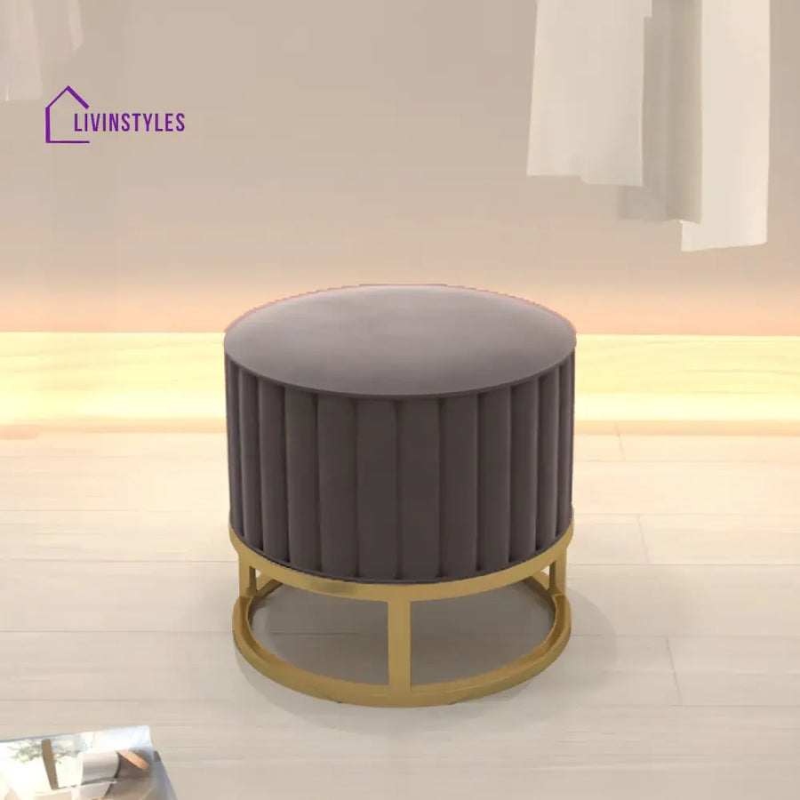 Tavisha Living Room Ottoman | Velvet Fabric