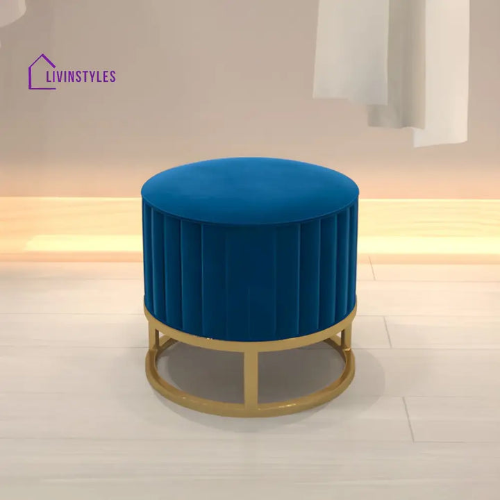Tavisha Living Room Ottoman | Velvet Fabric