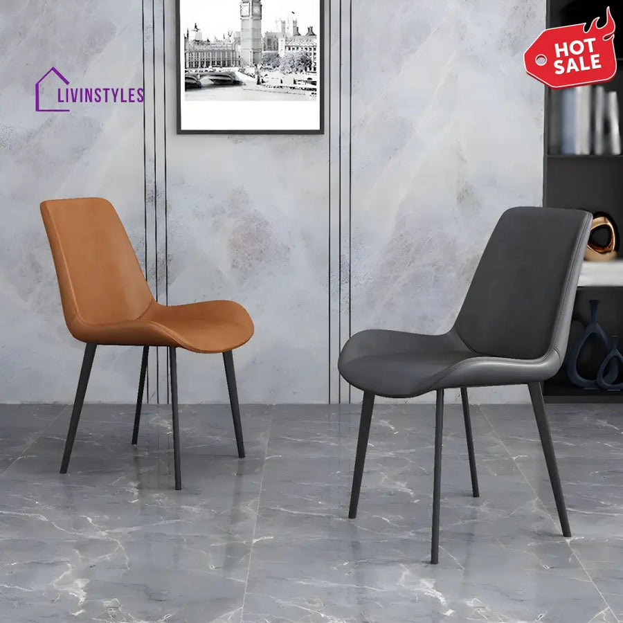 Tavisha Metal Dining Chair | Stainless Steel - Single Chair