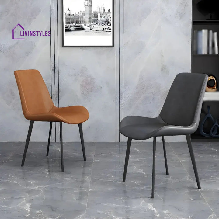 Tavisha Metal Dining Chair | Stainless Steel - Single Chair