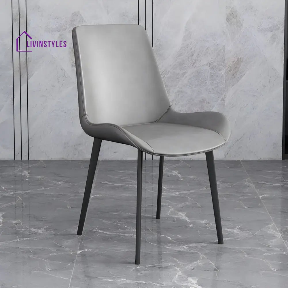 Tavisha Metal Dining Chair | Stainless Steel - Single Chair